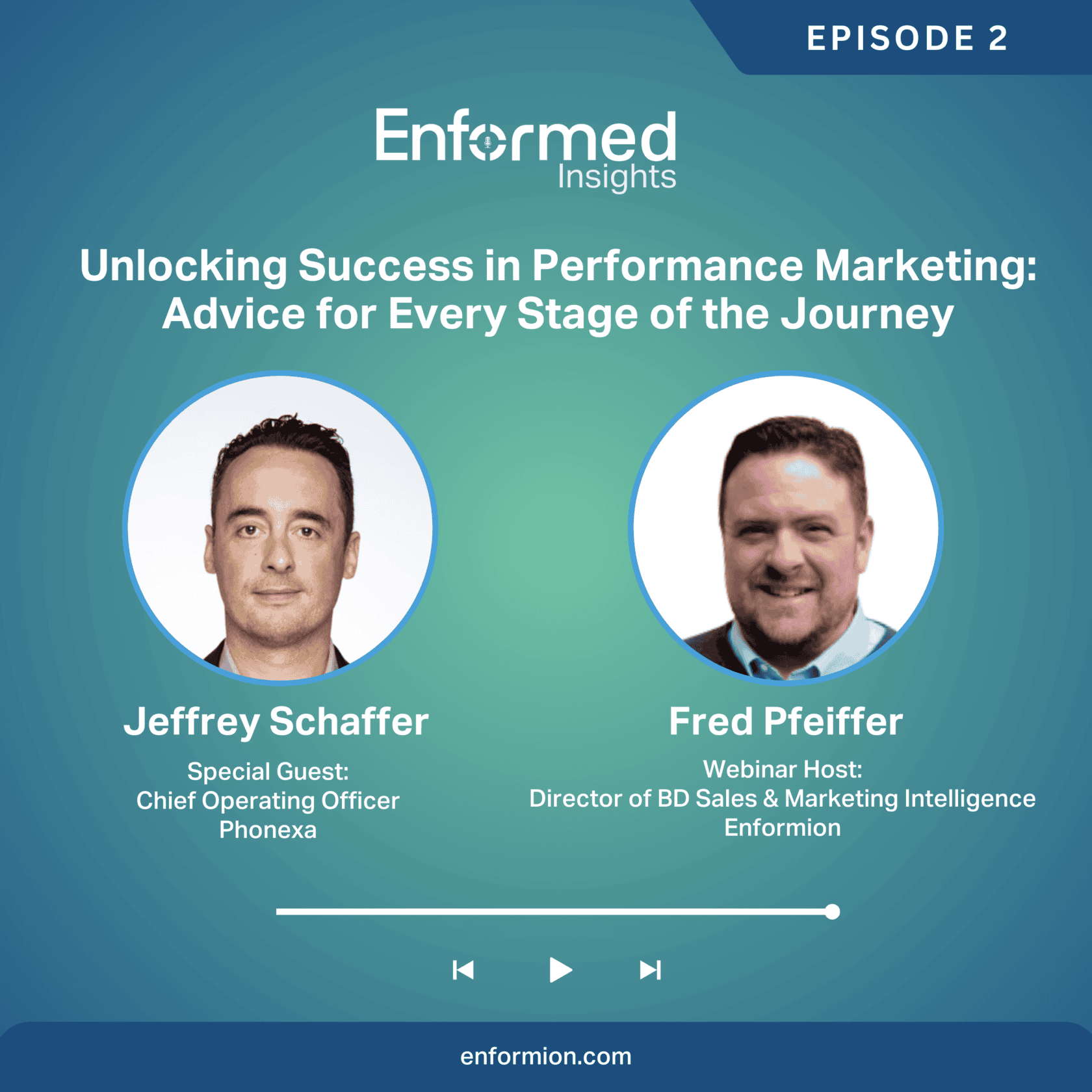 Enformed Insights Podcast with Jeffrey Schaffer and Fred Pfeiffer